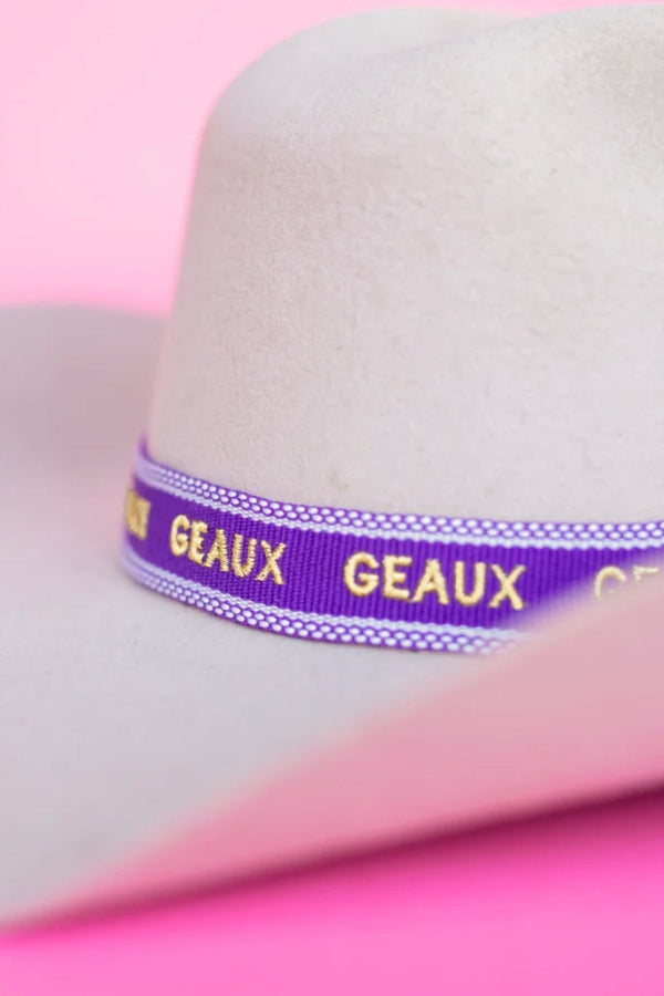 "Geaux" Hat Band