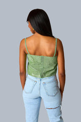 "Girly Girl" Rhinestone Crop Top