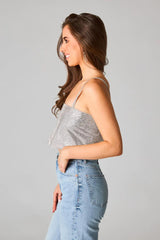 "Girly Girl" Rhinestone Crop Top