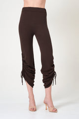 Flared Pants in Brown
