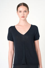 Short Sleeve Top in Black