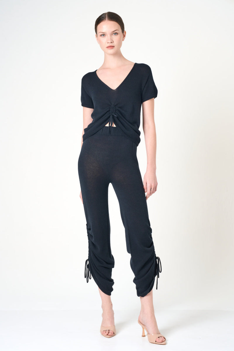 Short Sleeve Top in Black