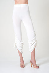 Flared Pants in Off White