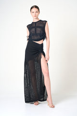 Luxe Sleeveless Top in Black