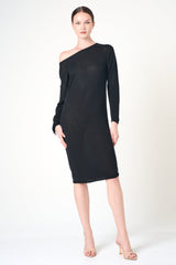 Long Sleeve Dress in Black